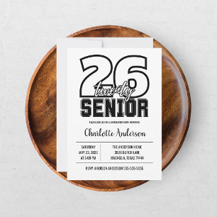 Senior 2026 Graduation Photo Invitation