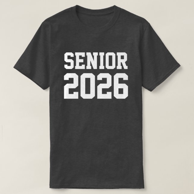 Senior 2026 Graduation T-Shirt (Design Front)