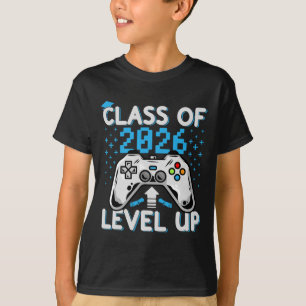 Senior 2026 Graduation Video Game Cl Of 2026 Gamer T-Shirt