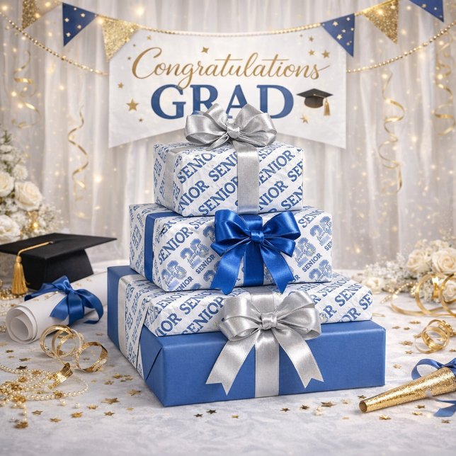 Senior 2026 Graduation Wrapping Paper Set  (Creator Uploaded)
