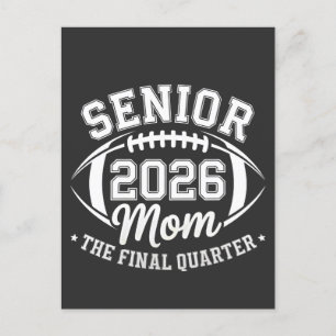 Senior 2026 Mum The Final Quarter Announcement Postcard