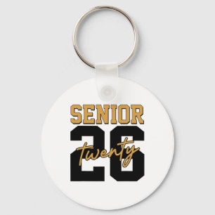 Senior 2026 Retro Cl Of 2026 Graduation 2026 Men W Key Ring