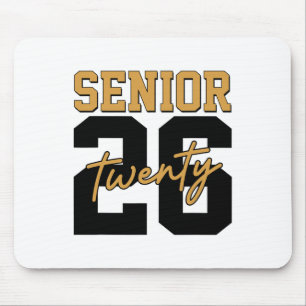 Senior 2026 Retro Cl Of 2026 Graduation 2026 Men W Mouse Mat