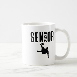 Senior 2026 Soccer Silhouette Design Cl Of 26  Coffee Mug