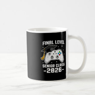 Senior 2026 Video Game Gamer Cl Of 2026 Graduation Coffee Mug