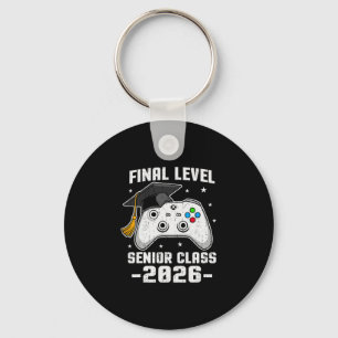 Senior 2026 Video Game Gamer Cl Of 2026 Graduation Key Ring
