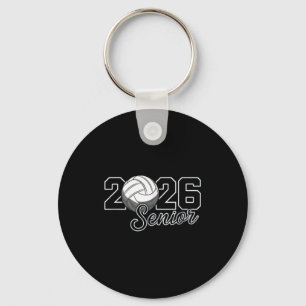 Senior 2026 volleyball mum high school graduation key ring