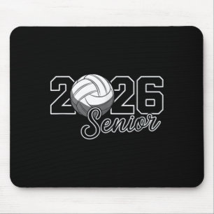 Senior 2026 volleyball mum high school graduation mouse mat