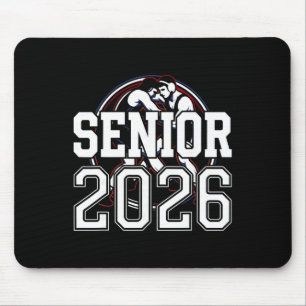 Senior 2026 Wrestling Cl Of 2026 Wrestler Graduati Mouse Mat