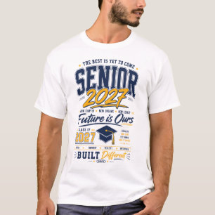  Senior 2027 Class Y2k Style T-Shirt