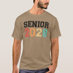 Senior 2028 Retro Vintage boy T-Shirt