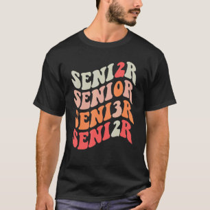 Senior 2032 Retro Class Of 2032 Back To School Gra T-Shirt