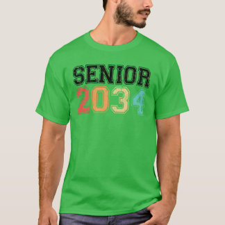 Senior 2034 Retro Vintage family T-Shirt