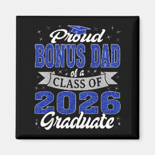 Senior 26 Proud Bonus Dad Design Magnet