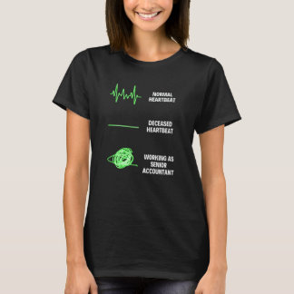 Senior Accountant Professional Worker Accountant T-Shirt