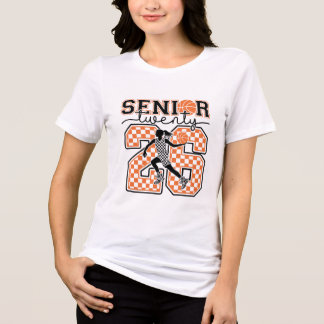 Senior Basketball 2026 Chequerboard Twenty Six Tri-Blend Shirt
