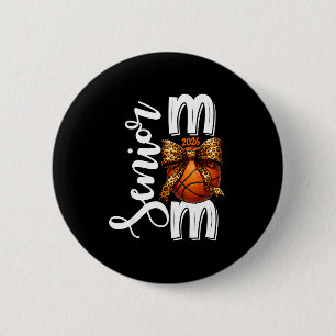 Senior Basketball Mom Class 2026 Graphic Art 6 Cm Round Badge