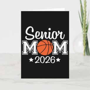 Senior Basketball Mum Cl Of 2026 Player Graduation Card
