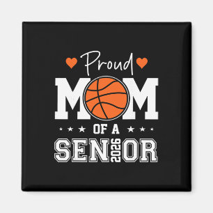 Senior Basketball Mum Cl Of 2026 Player Graduation Magnet