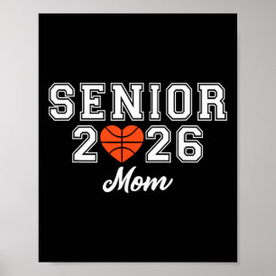 Senior Basketball Mum Cl Of 2026 Player Graduation Poster