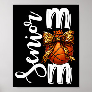 Senior basketball mum class of 2026 player poster