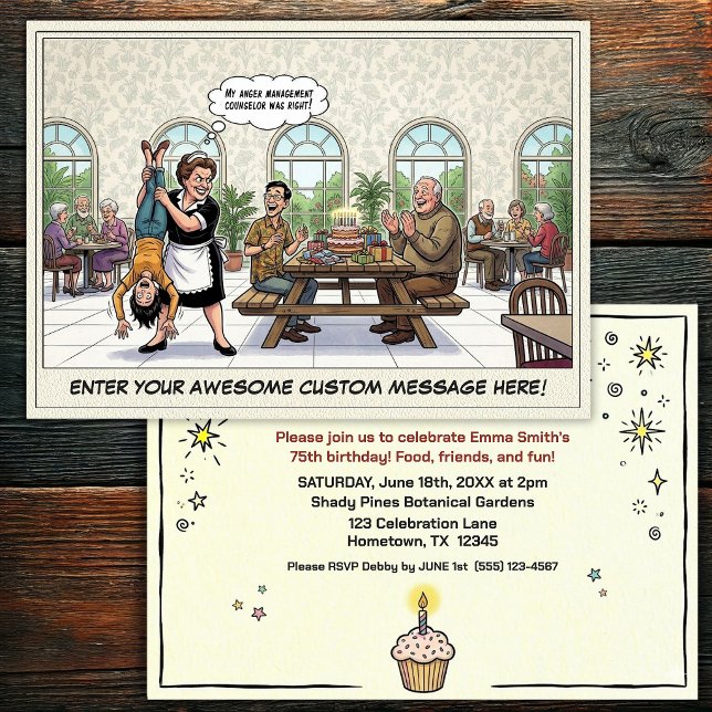 Senior Birthday Party  Invitation (Creator Uploaded)