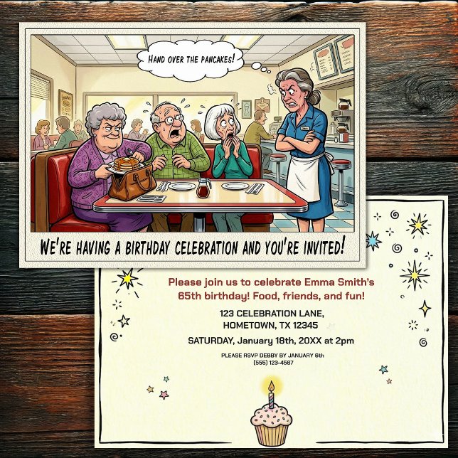 Senior Birthday Party  Invitation (Creator Uploaded)