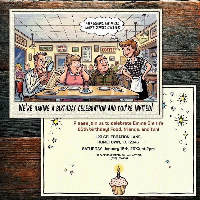 Senior Birthday Party  Invitation (Creator Uploaded)