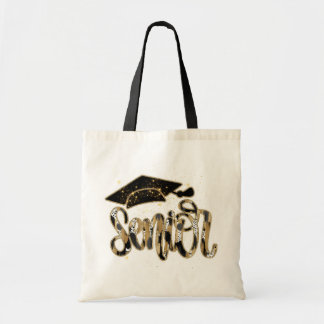 Senior Black and Gold Tote