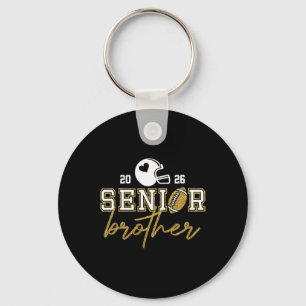 Senior Brother Graduation Football Cl Of 2026 Fami Key Ring