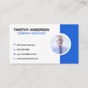 Senior Business Man   Company Business Card