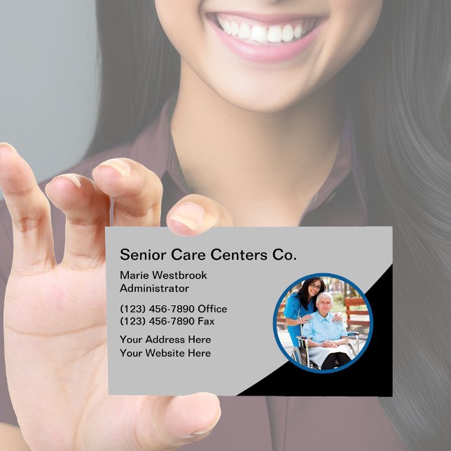 Senior Care Medical Nurse Business Card (Creator Uploaded)