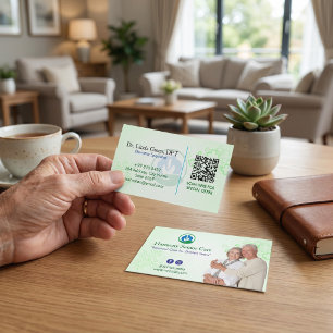 Senior Care Rehab   Green Medical  Business Card