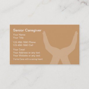 Senior Caregiver Business Cards
