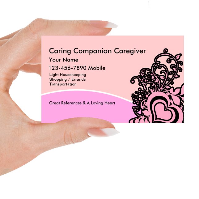 Senior Caregiver Business Cards (Creator Uploaded)