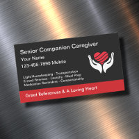 Senior Caregiver Heart And Hands Design