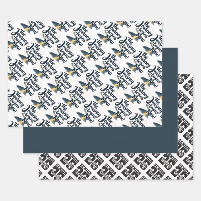 Senior Celebrations  Wrapping Paper Sheet (Set)