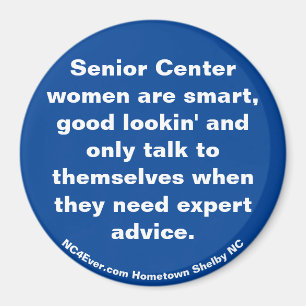 Senior Centre women Magnet