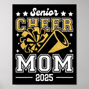 Senior Cheer Mum 2025 Graduation Support Cheerlead Poster