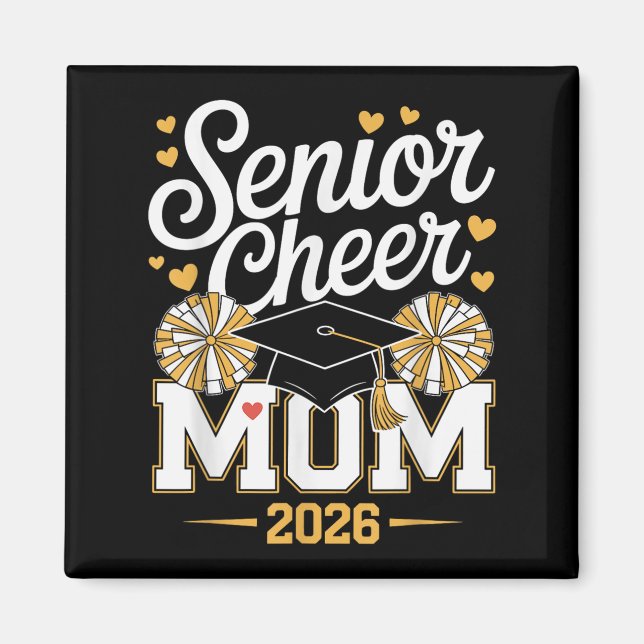 Senior Cheer Mum Cl Of 2026  Magnet (Front)
