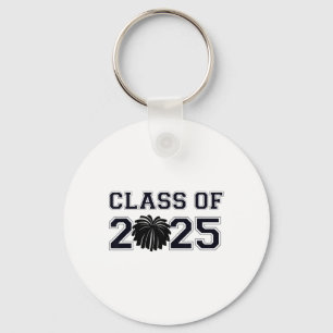 Senior Cheerleader Cheer Cl Of 2025 Graduation Gra Key Ring