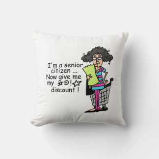 Senior Citizen Discount Cushion