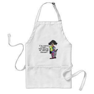 Senior Citizen Discount Standard Apron