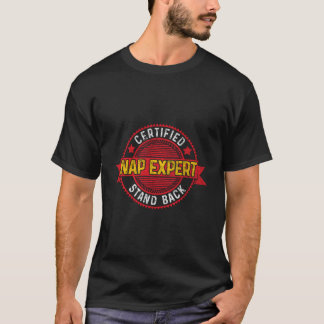 Senior Citizen For Retired Old People Nap Expert T-Shirt