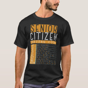 Senior Citizen Texting Code Cool Grandpa Grandma T-Shirt
