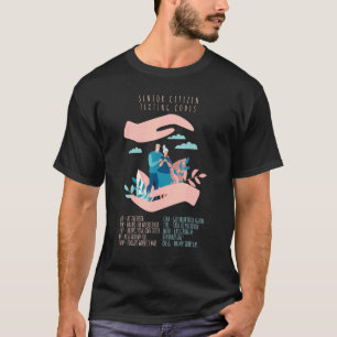 Senior Citizen Texting Codes Grandparents Old Peop T-Shirt