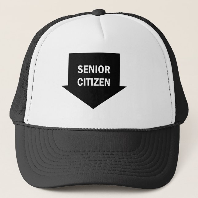 SENIOR CITIZEN TRUCKER HAT (Front)