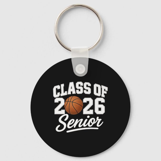 Senior Cl 2026 Basketball Champion School Spirit A Key Ring (Front)