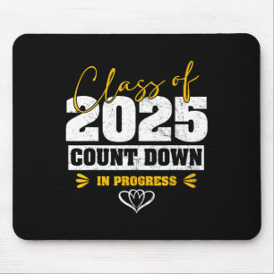 Senior Cl Of 2025 Countdown To Graduation Matching Mouse Mat