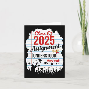Senior Cl Of 2025 Graduation College Grad School G Card